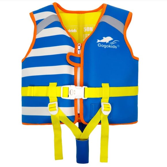 Gogokids Kids Swim Vest Float Jacket for 30-50 lbs 2-6 Years - Toddler Flotaties - Picture 1 of 9